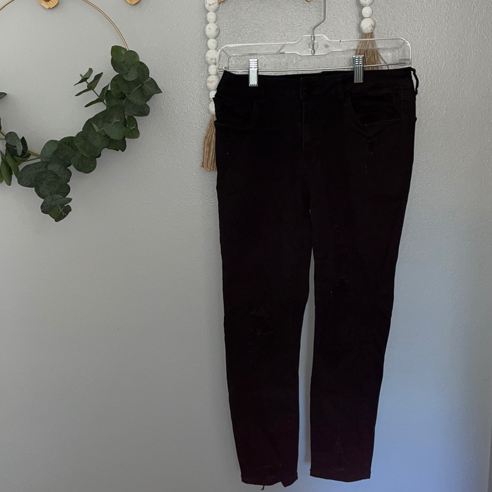 Black Denim Skinny Jeans